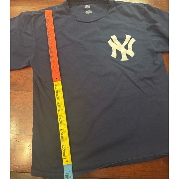 Vintage Majestic Derek Jeter New‎ York Yankees MLB Tshirt Size L #2 JETER - Picture 4 of 5